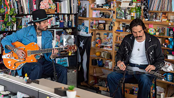 Hermanos Gutierrez performing on tour